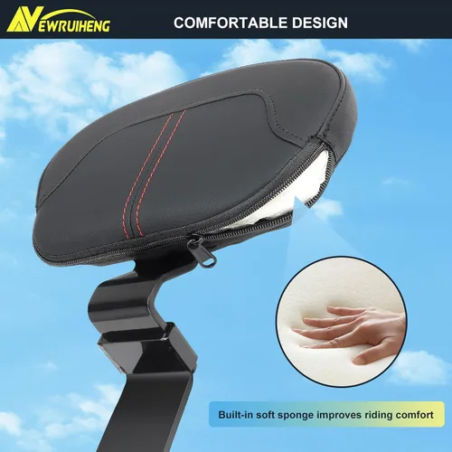 Miniatura 4 de Almohadilla para respaldo delantero del conductor compatible con Harley Touring CVO Street Glide Electra Glide Road King Road Glide 2009-2022