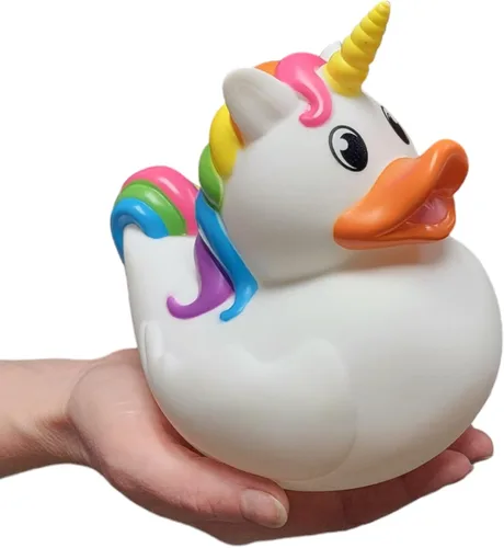 Miniatura 12 de Big Rubber Ducky - Mezcla coleccionable (5.5 pulgadas) de alienígena, robot, dinosaurio, splat, ninja, confeti, corazón rosa, amarillo, unicornio
