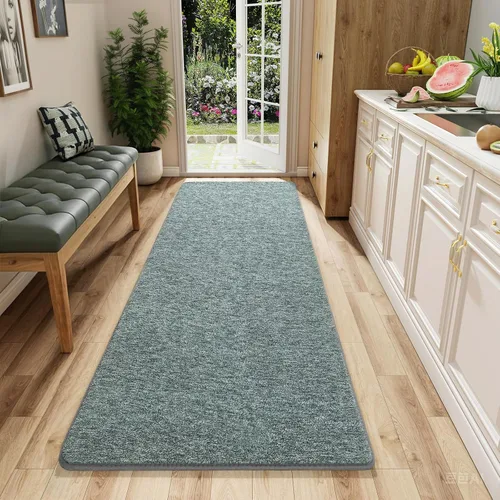 Miniatura 49 de Alfombra de pasillo lavable AROGAN de 2x8 para pasillo, alfombras largas con suave espuma viscoelástica para dormitorio, alfombras antideslizantes