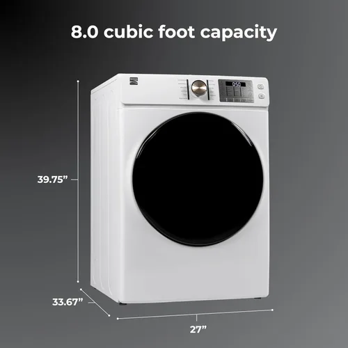 Miniatura 2 de Kenmore Secador de gas de carga frontal de 8.0 pies cúbicos - Protector antiarrugas con vapor Accela para reducir la estática y los olores - Secado