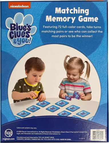 Miniatura 2 de TCG Toys Blues Clues - Juego de memoria, blanco, tamaño único