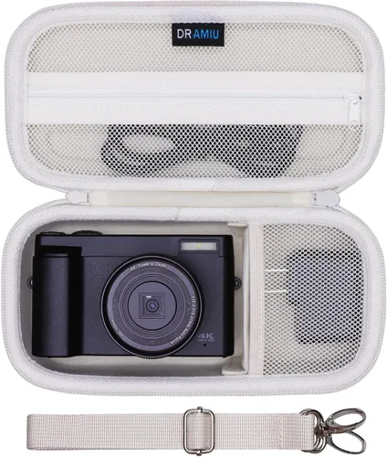 Miniatura 10 de Funda para cámara digital 4K compatible con VJIANGER, Duluvulu, TEFTYMON, Aboobu, Zostuic, Oiadek, SIXTARY, Gavonde, NIKICAM, YIGLLO para cámara