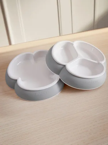 Miniatura 2 de BabyBjörn Juego de platos para bebé, 2 unidades, gris