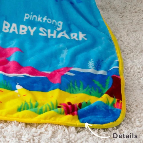 Miniatura 4 de Baby Shark - Ropa de cama para niños, manta de seda supersuave al tacto, 40 x 50 pulgadas, (producto oficial con licencia) por Franco Baby Shark