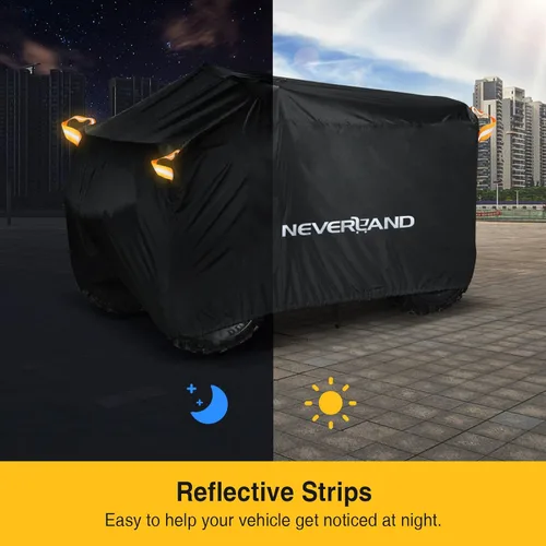 Miniatura 7 de NEVERLAND Cubierta para ATV Impermeable de Servicio Pesado Cubierta para Vehículo de 4 Ruedas Cubierta para Quad Resistente a Todas las Condiciones