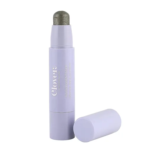 Clover Sombra de ojos en barra de pigmento de felpa | Textura cremosa, maquillaje de ojos de larga duración, menos manchas, sombra de ojos brillante