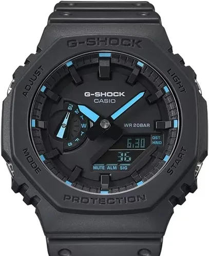 Miniatura 3 de G-Shock GA2100-1A2 Neon Accent - Reloj azul, Azul, Digital