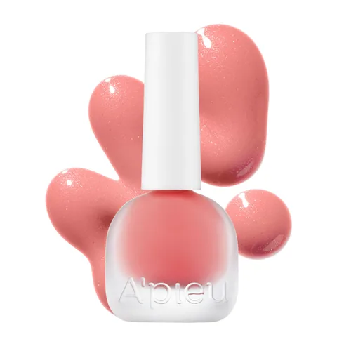 A'PIEU Juicy-Pang Water Blusher [PK04] - Rubor líquido afrutado para mejillas, color modulable y difuminable, acabado húmedo hidratante con mezcla