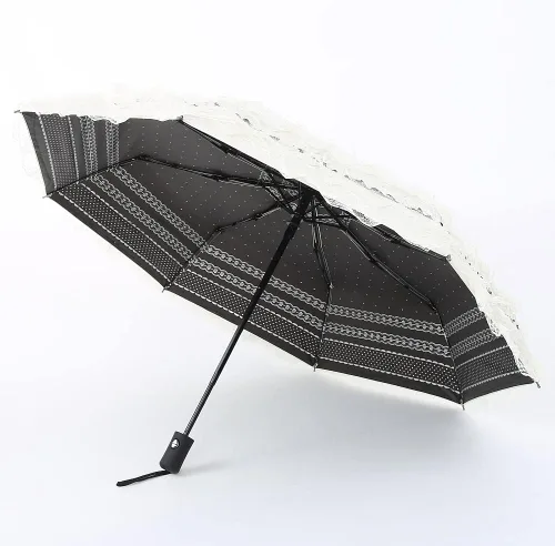 Miniatura 33 de WENDIN Sombrilla de encaje plegable vintage Paraguas gótico lluvia Anti-UV protección de encaje parasol cúpula Foto Props niñas sombrilla paraguas