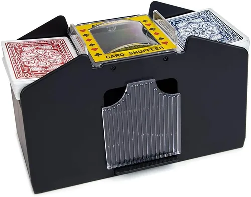Miniatura 2 de Jobar Máquina barajadora de cartas de juego automática fácil de 2 cubiertas