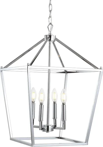 Miniatura 21 de JONATHAN Y Linterna colgante LED de 10 pulgadas de bronce aceitado/latón dorado con 3 luces, lámpara de araña clásica y moderna de granja para isla