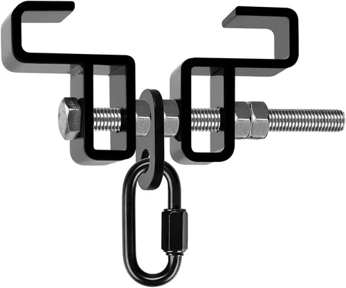 Miniatura 10 de SELEWARE Colgador de Saco de Boxeo de Servicio Pesado y Abrazadera de Viga para Boxeo, Muay Thai, MMA E. Beam Mount Percha para saco de boxeo