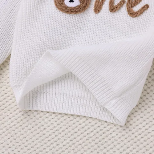 Miniatura 110 de Suéter de primer cumpleaños para bebés y niñas de un año de edad, sesión de fotos, otoño e invierno