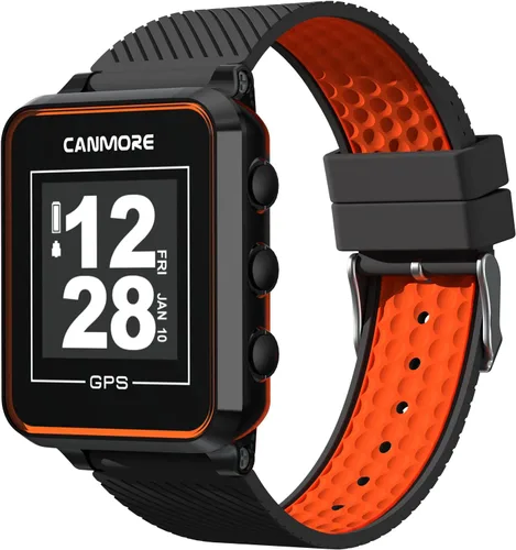 CANMORE TW353 Reloj GPS de golf para hombres y mujeres, pantalla LCD de alto contraste, actualización gratuita de más de 40,000 campos precargados