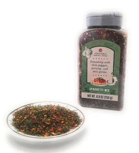 Miniatura 9 de Aglio Olio Pepperoncino Mezcla de espaguetis condimentos con chiles perejil sal y ajo Tradizione Italiana 8.8oz