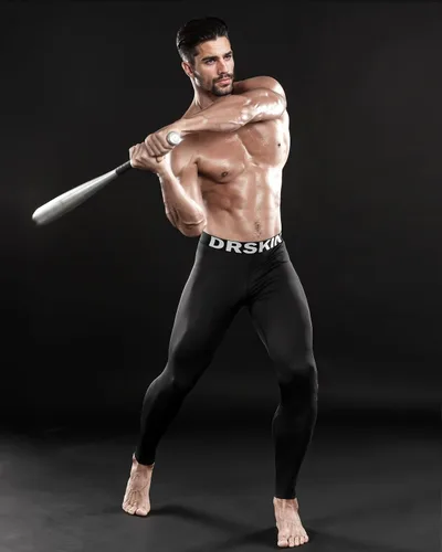 Miniatura 5 de DRSKIN 3 or 2 Pack Men's Thermal Compression Pants Tights Fleece Lined Base Layers Underwear Sports Athletic Workout Winter