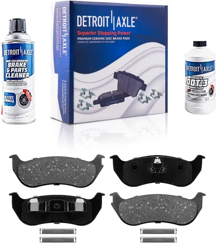 Miniatura 34 de Detroit Axle - Kit de freno delantero para Nissan Sentra 2020-2024 de 11.02 pulgadas, rotores de freno de disco perforados y ranurados, pastillas