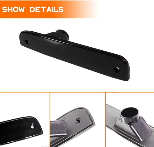 Miniatura 2 de Lente ahumada carcasa negra compatible con Jeep Cherokee 1997 1998 1999 2000 2001 Reemplazo lateral esquina marcador de estacionamiento carcasa