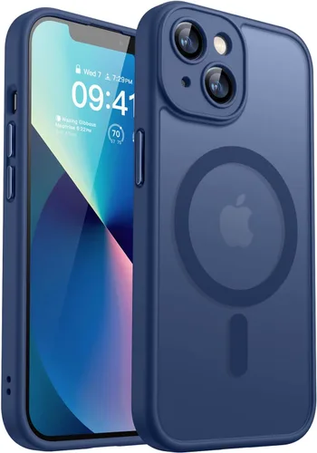 Miniatura 66 de CANSHN Funda magnética compatible con iPhone 17 Pro, mejorada [protección completa de la cámara] [compatible con Magsafe] [mate translúcido] funda