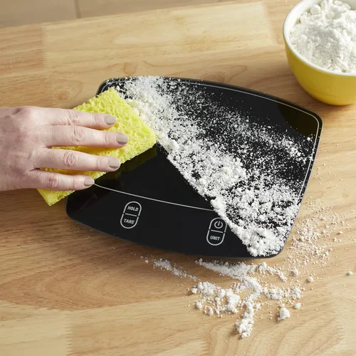 Miniatura 8 de Taylor Báscula de cocina digital impermeable, 11 libras, color negro