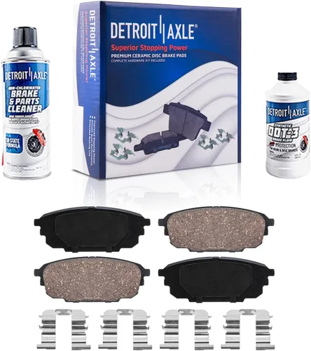 Miniatura 45 de Detroit Axle - Pinza de disco del lado del acompañante + pastillas de freno de cerámica de repuesto para Lexus HS250H Toyota RAV4 Prius V Scion xB