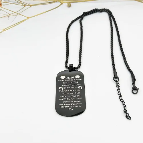 Miniatura 2 de Regalos para papá - Regalos para papá por primera vez, collar regalos para papá nuevo, regalos para hombres, regalos para el padre futuro, anuncios