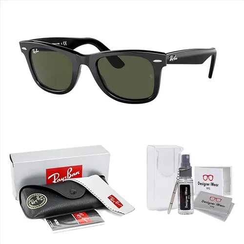 Miniatura 2 de Ray-Ban RB2140 WAYFARER - Gafas de sol cuadradas para hombre y mujer + paquete con kit de cuidado de gafas de diseñador iWear