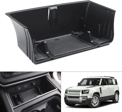 Miniatura 10 de Karltys Organizador de consola central para Land Rover Defender 90 110 130 2020-2025 2026 (no para versión de refrigerador), accesorios Defender