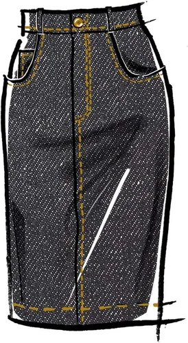 Miniatura 3 de McCall's M8149B5 - Kit de patrones de costura de falda lápiz de 5 bolsillos para señoritas y mujeres, código de diseño M8149, tallas 8-16