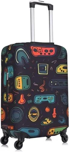 Miniatura 7 de Travel Luggage Cover Elastic Luggage Covers Game Video Gaming Pattern Suitcase Cover Luggages Protector for Travel Anti-Scratch Suitcase Covers for