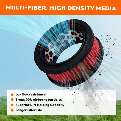 Miniatura 4 de Kit de ajuste del filtro de aire Hipa CS400 para piezas de motosierra Echo CS-400 CS-370 CS370 CS370F CS400F CS420ES 13030039730 con bulbo