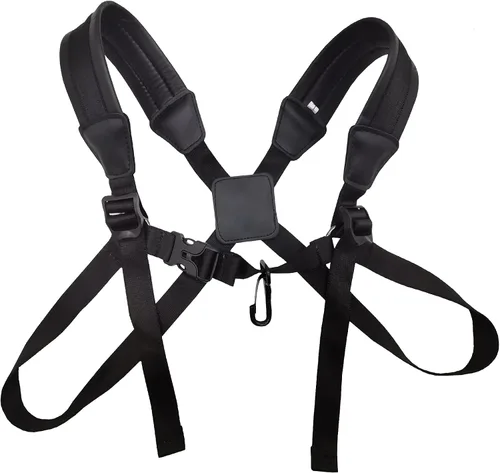 Miniatura 2 de Arnés para saxofón, correa de saxofón, sin estrés en el cuello, hombro suave acolchado para clarinete barítono alto tenor, tamaño grande