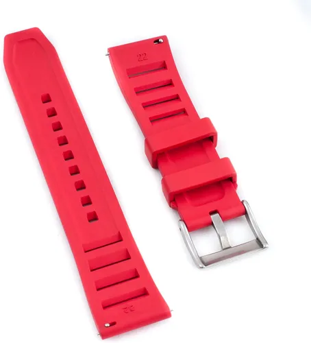 Miniatura 2 de StrapHabit Correa de reloj de goma ventilada de liberación rápida FKM Vent 0.787 in 0.866 in