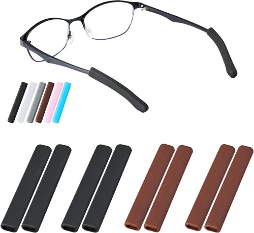 Miniatura 13 de Gdnmapt - Cojín de silicona para los oídos, antideslizante para los ojos, agarre cómodo para los oídos, solución de almohadillas para orejas 2 pares