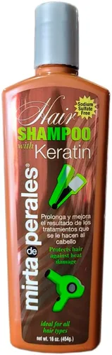 Miniatura 2 de Mirta de Perales Champú de queratina, 16 oz (paquete de 3)