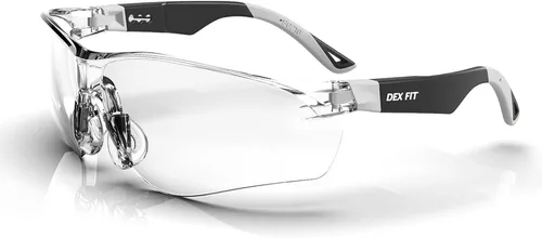 Miniatura 8 de DEX FIT Gafas de seguridad SG210N – Antivaho y resistentes a los arañazos Z87.1 protección ocular, patillas ajustables y agarre antideslizante