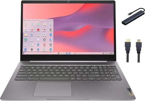 Miniatura 8 de Lenovo IdeaPad 3i Chromebook 15.6" FHD portátil, Intel Celeron N4500, memoria de 4 GB, 64 GB eMMC, gráficos Intel UHD, Chrome OS, gris ártico Gris