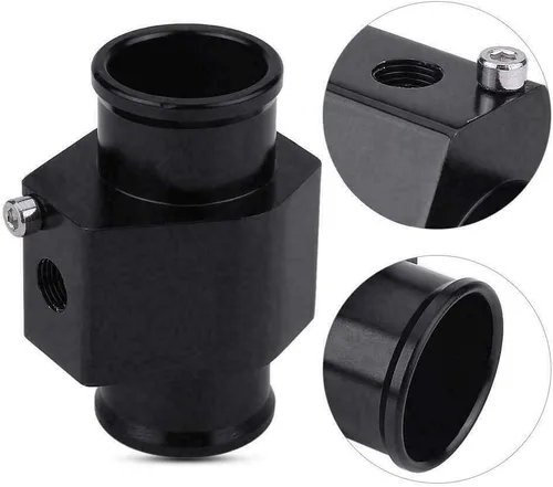 Miniatura 2 de Adaptador de acoplamiento de extremo de manguera de agua en línea para radiador de motor, 1/8" pulgada NPT, kit de cableado de termostato de puesta