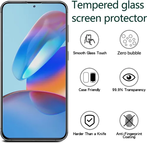 Miniatura 2 de KAREEN Paquete de 2 protectores de pantalla de privacidad para Samsung Galaxy S23 FE 5G / A54 5G anti espía privado de vidrio templado