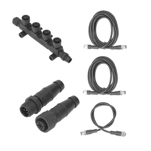 Miniatura 7 de Fydun Marine NMEA 2000 Kit de arranque Conector de cable Terminación Combinación ABS a prueba de herrumbre Universal NMEA Network Starter Kit