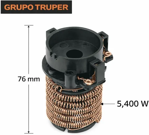 Miniatura 3 de Foset Resistencia de repuesto para ducha eléctrica REGEL-4 y REGEL-6, base de nailon, 4 ajustes de temperatura, 5,400 W, 2.992 in de altura, 1.693