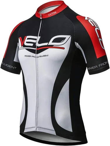 CATENA Camiseta de ciclismo para hombre, manga corta, para correr, absorbe la humedad, camiseta deportiva para entrenamiento