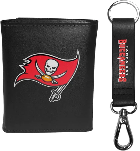 Miniatura 14 de Siskiyou Sports NFL unisex Tri-fold Wallet & Strap Key Chain