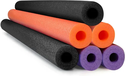 Miniatura 13 de Hanaive 6 paquetes de fideos de piscina, tubo de espuma flotante para natación de 52 pulgadas, fideos huecos a granel, flotadores resistentes