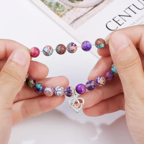 Miniatura 5 de Regalo único para mujer, regalo significativo para hija, nieta, joyería colorida para mujer, regalo para mamá, esposa, hermana, abuela, tía