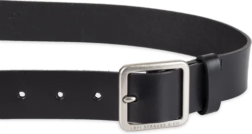 Miniatura 3 de Levi's Women's Square Center Bar Buckle Casual Belt Regular and Plus Sizes