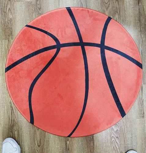 Miniatura 3 de SUNONE11HKA Sport Fans - Alfombra redonda diseñada para baloncesto, alfombra de suelo para guardería, dormitorio, habitación de los niños, sala