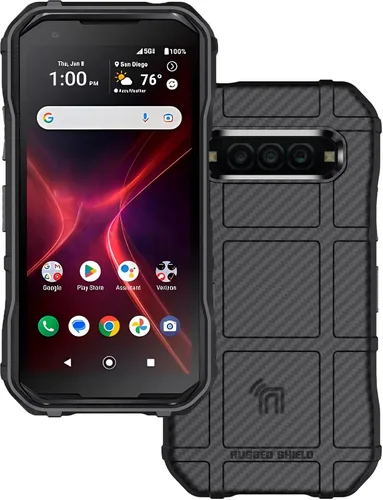 Miniatura 8 de Nakedcellphone Serie Special Ops compatible con Kyocera DuraForce Pro 3, funda protectora resistente contra huellas, textura de agarre mate