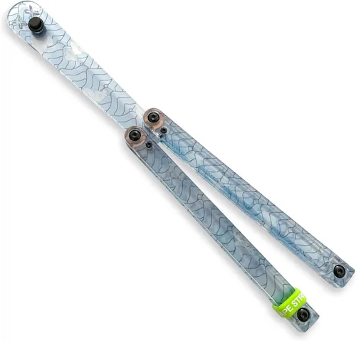 Miniatura 10 de Herramienta de Plástico Plegable Larqety, Resistente y Liviana, Excelente Equilibrio, Herramienta de Práctica para Principiantes (Blanco)