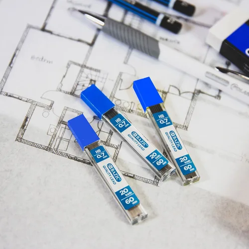 Miniatura 7 de BAZIC PRODUCTS Recambios de plomo de 0.028 in, mina de lápiz mecánico HB, paquete de 2